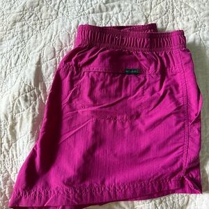 Columbia Bright Magenta Athletic Shorts